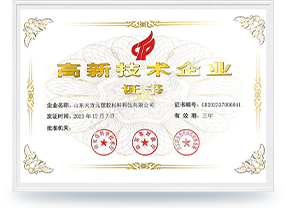  高新手段企业证书